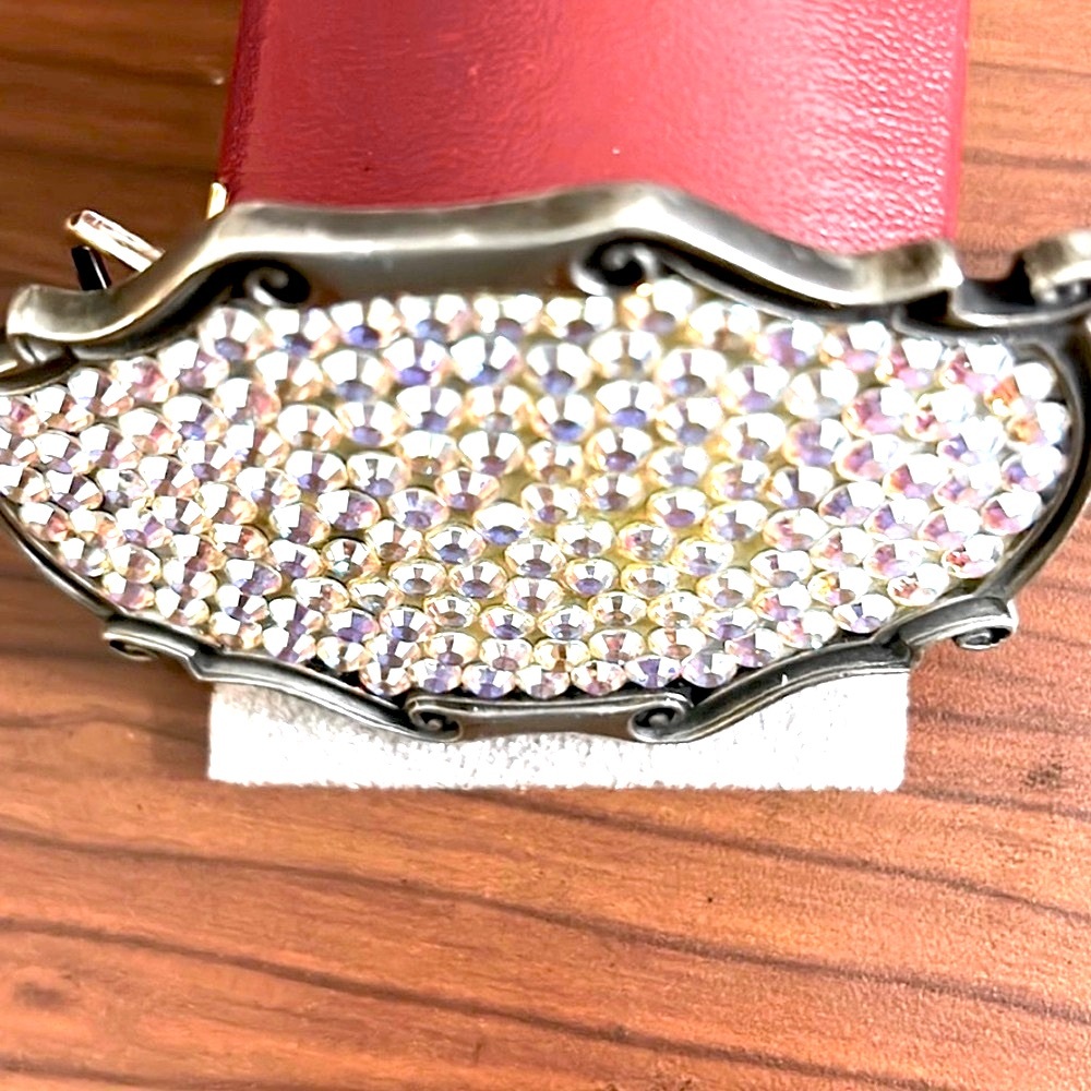 TRES FLORES BUCKLE BELT